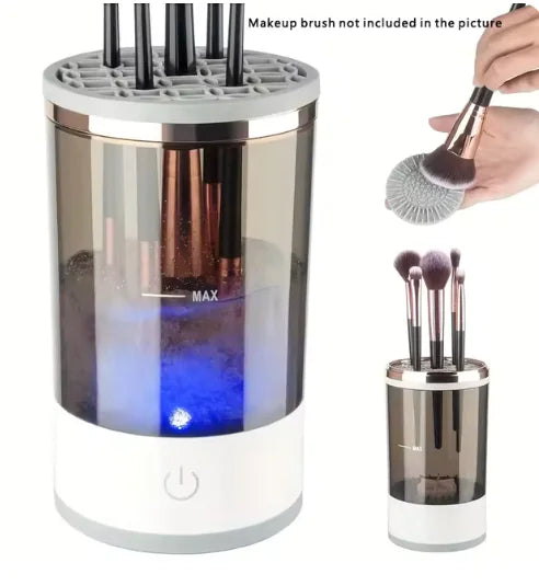 Rechargeable Makeup Brush Cleaner Automatic Brush Washer For Fast Cleaning And Drying USB Powered