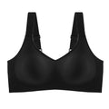 LaTeX Large Shoulder Strap Jelly Stick Seamless Push Up Bra