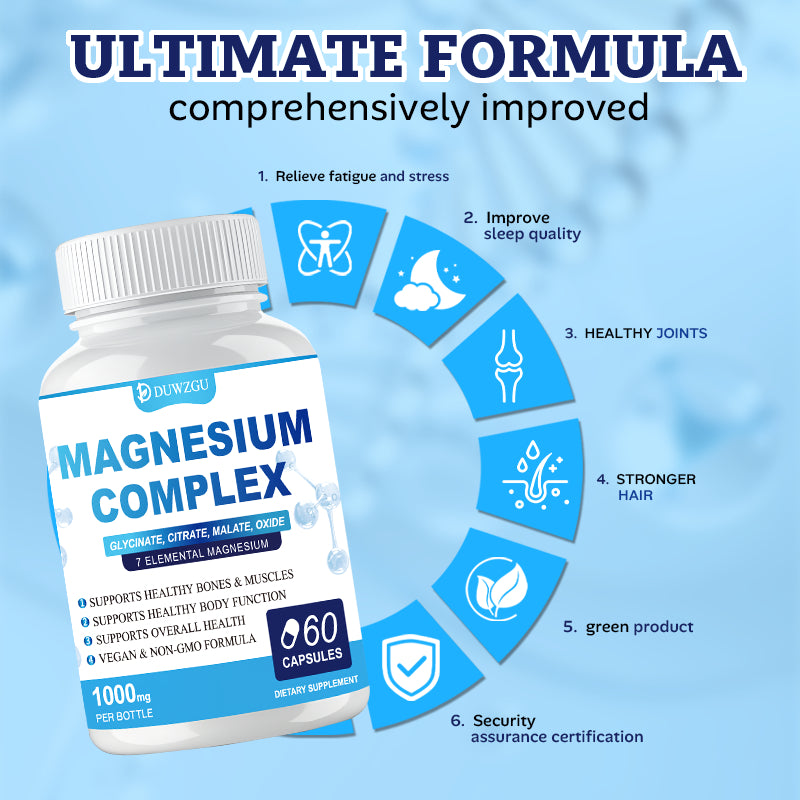 60 Magnesium Complex Capsules 1000mg