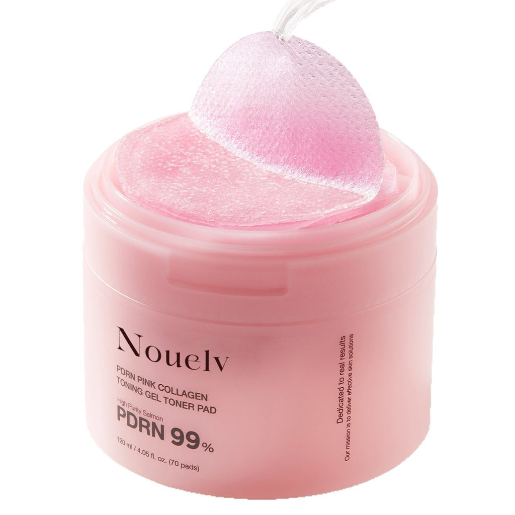 PDRN Pink Collagen Gel Toning Pads For Mixed Skin Hydration And Brightening Daily Facial Care 140g Box