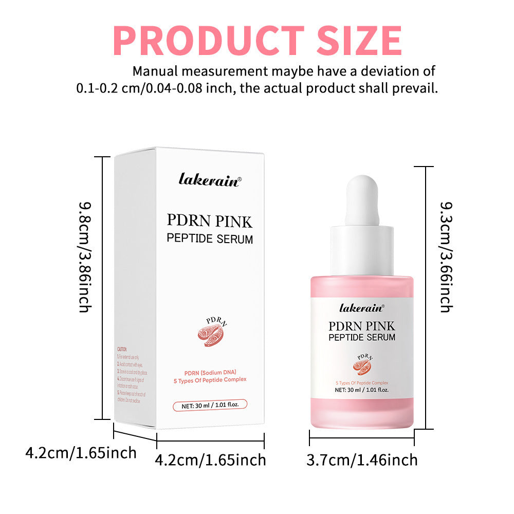 PDRN Pink Peptide Serum Moisturizing Facial Serum For All Skin Types Hydrating Skincare Essence